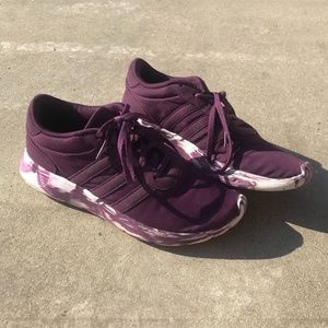 Women's magenta Adidas sneakers